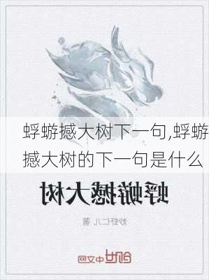 蜉蝣撼大树下一句,蜉蝣撼大树的下一句是什么