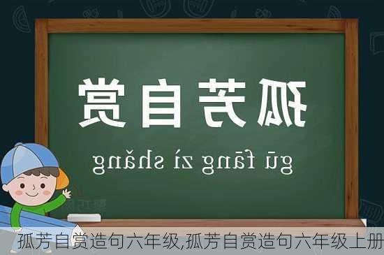 孤芳自赏造句六年级,孤芳自赏造句六年级上册