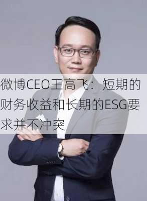 微博CEO王高飞：短期的财务收益和长期的ESG要求并不冲突