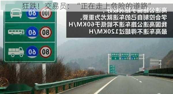 狂跌！交易员：“正在走上危险的道路”