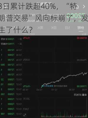 3日累计跌超40%，“特朗普交易”风向标崩了，发生了什么？