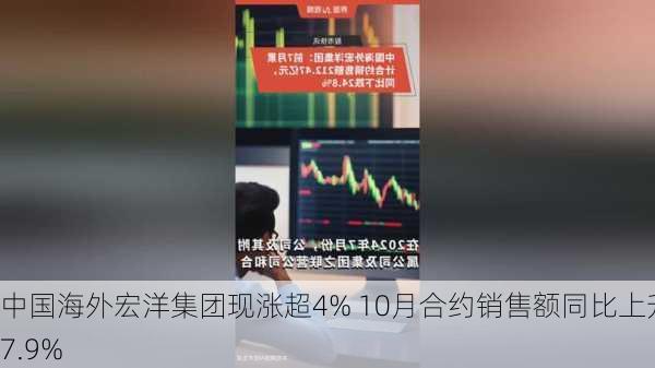 中国海外宏洋集团现涨超4% 10月合约销售额同比上升57.9%