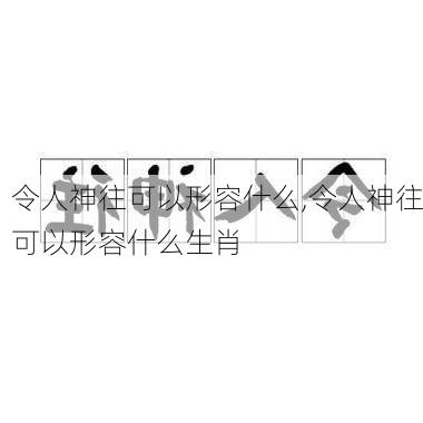 令人神往可以形容什么,令人神往可以形容什么生肖