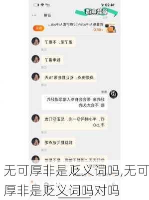 无可厚非是贬义词吗,无可厚非是贬义词吗对吗