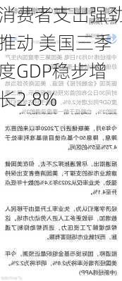 消费者支出强劲推动 美国三季度GDP稳步增长2.8%