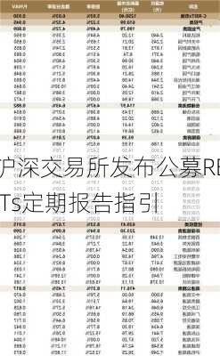 沪深交易所发布公募REITs定期报告指引