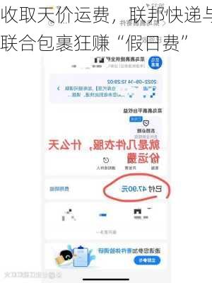 收取天价运费，联邦快递与联合包裹狂赚“假日费”