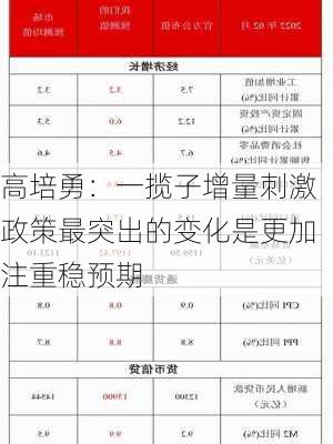 高培勇：一揽子增量刺激政策最突出的变化是更加注重稳预期