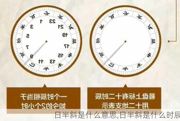 日半斜是什么意思,日半斜是什么时辰