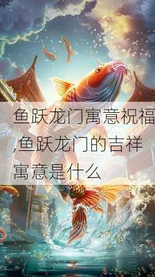 鱼跃龙门寓意祝福,鱼跃龙门的吉祥寓意是什么