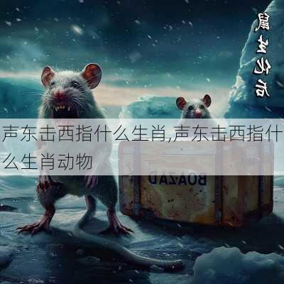 声东击西指什么生肖,声东击西指什么生肖动物