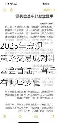 2025年宏观策略交易成对冲基金首选，背后有哪些逻辑