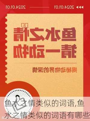 鱼水之情类似的词语,鱼水之情类似的词语有哪些