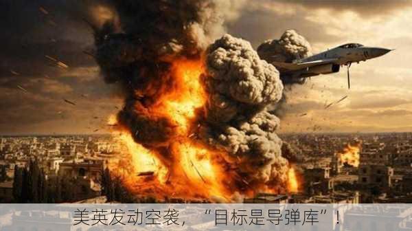 美英发动空袭，“目标是导弹库”！