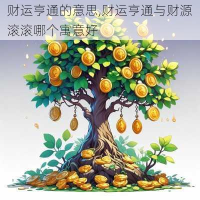 财运亨通的意思,财运亨通与财源滚滚哪个寓意好