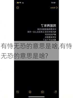 有恃无恐的意思是啥,有恃无恐的意思是啥?